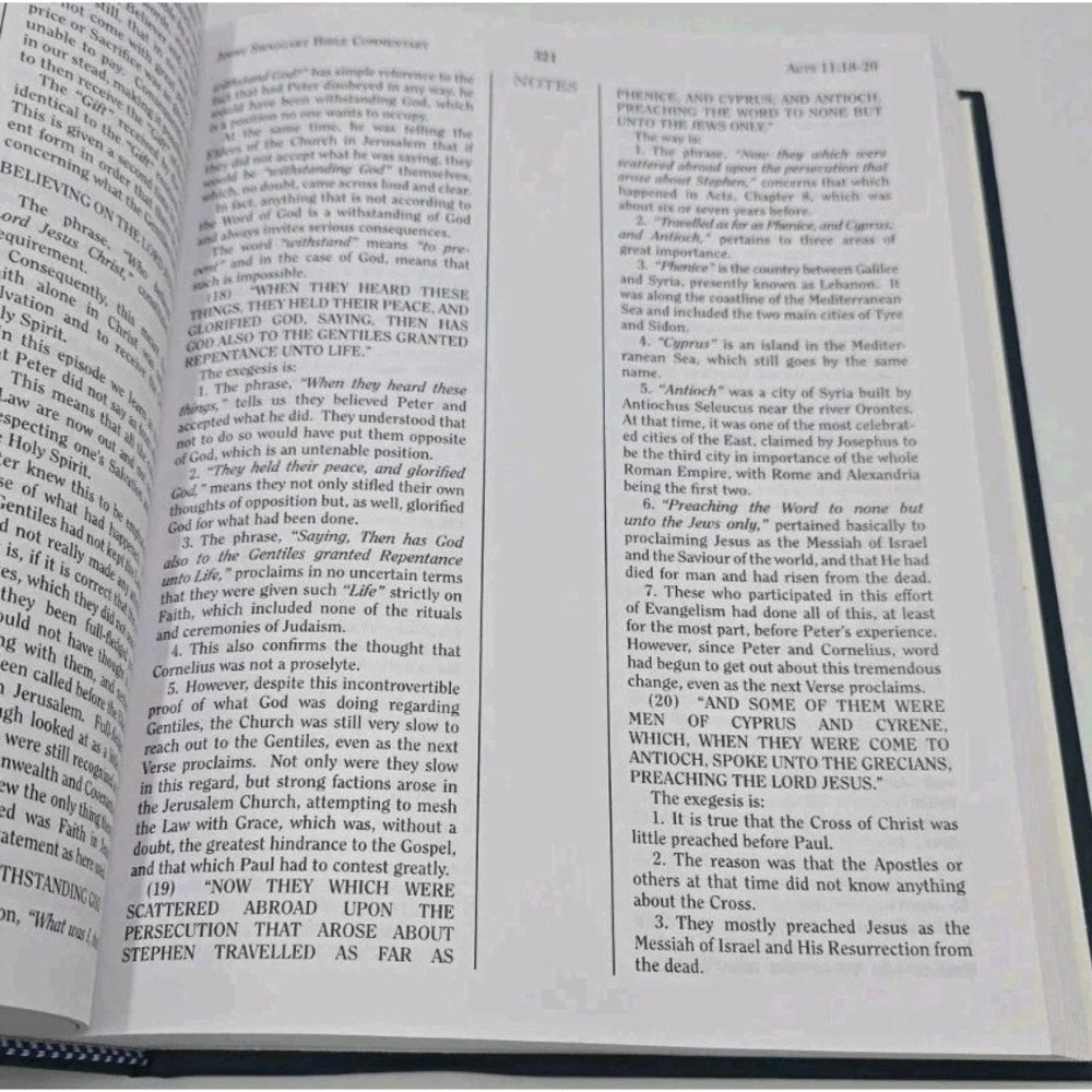 Jimmy Swaggart Bible Commentary Acts Study Reference Christian Book